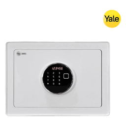 Caja Fuerte Hércules / Apertura Huella Dactilar, Código y Llave de Emergencia / Puerta de Acero 4 mm / 2 Bulones de Acero 20 mm / Pantalla LCD / Alarma de Contraseña Incorrecta / Luz Interna / Estante Desmontable / Incluye Accesorios 