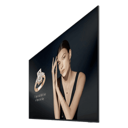 Pantalla Profesional Neo QLED 115" Resolucion 4K / Panel VA / Brillo 1,000 nit / Dimensiones 2.56m largo x 1.46 m de alto / Uso 24/7 / HDMI 2.1 / DisplayPort 1.4 / WiFi-Bluetooth / compatible con VXT