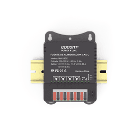 Fuente de Poder / 4 Canales / Salida Ajustable 12/13.5/15 Vcc / 4 A / Protección OVP-OCP-OTP-SCP / Montaje en Pared