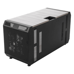 Consola Profesional para Monitoreo o Computo | Ranura para Base de Monitores | Microperforaciones | Luces LED Decorativas | Tomacorriente HTCM1U10C | Tapas Organizadoras de Cables | Niveladores | Rack para Montaje de Equipos | Ranura Pasaca
