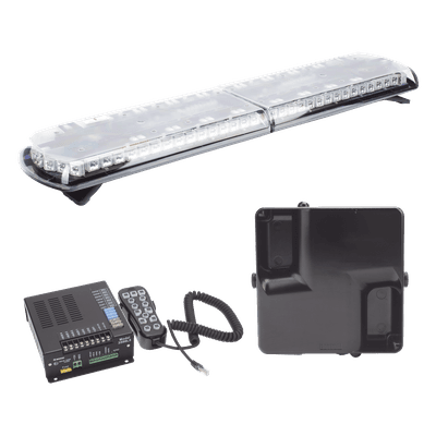 Torreta LED Vehicular / 48 pulgadas / 130 LED / Dual Color / 48 Patrones de Destello / Aluminio y Policarbonato