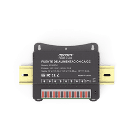 Fuente de Poder / 8 Canales / 12/13.5/15 Vcc Ajustables / 8 A / 96 W / Montaje en Pared