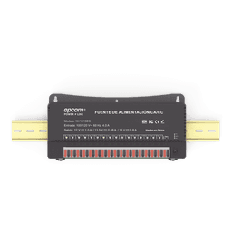 Fuente de Poder para 16 Cámaras / Salida Ajustable 12/13.5/15 Vcc / 16 A / 200 W / Montaje en Pared / Operación -20°C a 70°C