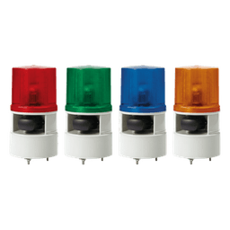 Baliza LED con Sirena / 5 Tonos 105 dB / 4 Patrones de Destello / IP65 / 110-220 VCA / -30°C a +50°C