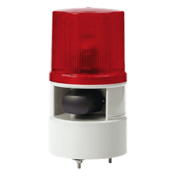 Luz de Advertencia LED / Bocina 105 dB / 12.5 cm (4.9 in) / 12-24 VCD / 4 Modos de Destello / -30°C a +50°C