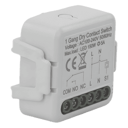 Módulo Switch Relé / Contacto Seco / 100-240V CA / 5A / 150W LED / ZigBee