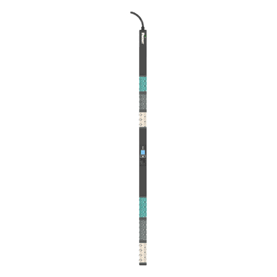 PDU Inteligente Monitoreable EL2P para Distribución de Energía, Enchufe de Entrada IEC 60309 3P+N+E 6h 16A (IP44), 21 Salidas C13/C15 y 21 C13/C15/C19/C21, de Instalación Vertical, 230 Vca, 16 Amp