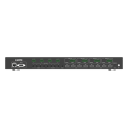 Switch Matrix HDMI / 4x4 / 18 Gbps / 4K@60Hz / HDCP 2.2 / TCP-IP y RS-232 / Audio LPCM y Dolby True HD / Conectores Phoenix