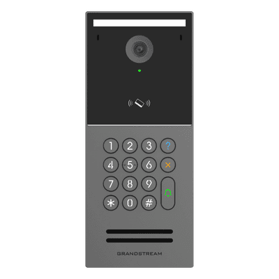 Videoportero IP Inteligente GDS3725 / 2K Ultra HD 1080p / Ángulo 127° / IA ISP con Análisis de Comportamiento / Lector RFID IC-ID NFC / Múltiples Métodos de Apertura / PoE Integrado / Protección IP66 IK10 / Interoper