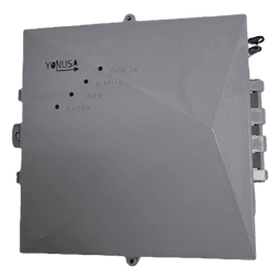 Energizador para Cerco Eléctrico AF-CR / 10,000 Volts / 10,000 Metros Lineales / Alimentación AC 127-220V o Solar / Control Remoto RF 433 MHz / Sistema de Alarma Integrado / Salida Auxiliar 12Vdc 1.5A / Respaldo con Batería Interna 4A