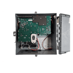 Energizador para Cerco Eléctrico AF-CR / 10,000 Volts / 10,000 Metros Lineales / Alimentación AC 127-220V o Solar / Control Remoto RF 433 MHz / Sistema de Alarma Integrado / Salida Auxiliar 12Vdc 1.5A / Respaldo con Batería Interna 4A