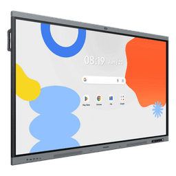 Pantalla Interactiva WAFX-P Series / 86" 4K UHD 3840x2160 / Android 15 EDLA Certified / Octa-core CPU / 48MP Camera / 8-Mic Array 10m / Dual 20W Speakers + Woofer / 50-Point IR Touch / Wi-Fi 6 / Bluetooth 5.0 / OPS Slot