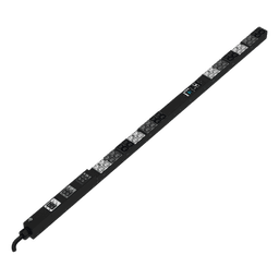 PDU G6 Monitoreable y Switchable (MS) para Distribución de Energía, Enchufe de Entrada IEC 60309 3P+N+E 6h 30A/32A, Con 24 Salidas C13/C15 y 24 C13/C15/C19/C21, de Instalación Vertical, 240 Vca, 32 Amp