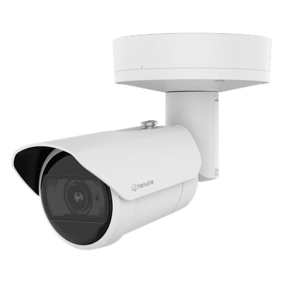 Camara Bullet IP IA 8MP / Zoom Varifocal Motorizado 4.4-9.3mm (2.1x) / Inteligencia Artificial Persona-Vehiculo-Placa / WDR 120dB / IP67 IK10 / WiseIR 40m / PoE 
