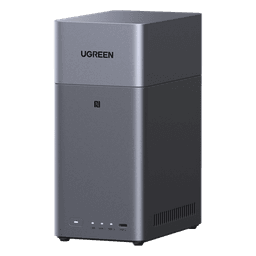 NAS de 2 Bahías / Procesador RK3576 / 4 GB DDR5 / HDMI 4K / USB-C 3.2 Gen 1 / Gigabit Ethernet / RAID 0/1-JBOD