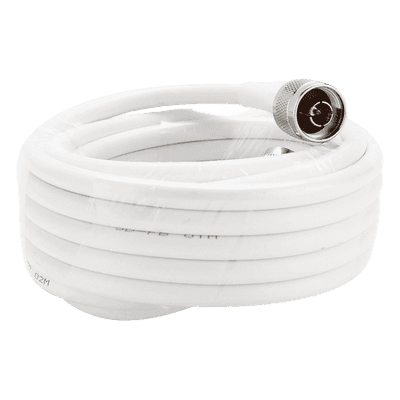 Jumper Coaxial / Conectores N Macho / 6 m (19.69 ft) / Blindaje >90 dB / 50 Ohm / LMR300 Equivalente