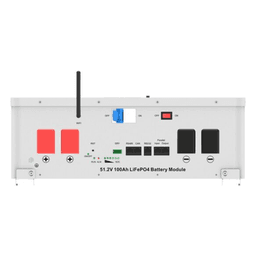 Batería LiFePO4 / 51.2V / 100Ah / 5.12 kWh / ≥6000 Ciclos / BMS Inteligente / CAN-RS485-WiFi / -20°C a 60°C