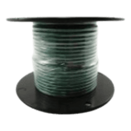 Cable Marino Primario Color Verde Calibre 10 AWG / 100 Pies Rollo / Retardante de Llama PVC Verde / Cobre Estañado Clase K / 600V 105°C / Cumple UL 1015-1028-1230-1231 / Grado Marino