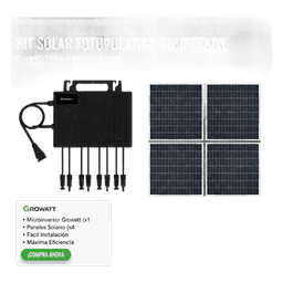 Kit Solar Interconexión / 2.5 kW / 220 Vca / Microinversores / 4 MPPT / IP67