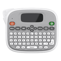 Impresora de Etiquetas Portátil / Térmica 203 ppp / Bluetooth / Pantalla LCD 128x16 / Teclado QWERTY / Ancho 10 mm / USB-C / Batería AAA