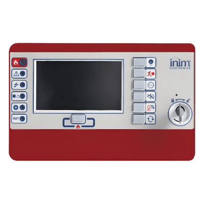 Teclado Remoto Repetidor | Control Centrales Previdia | Red HorNet+ RS485 | Visualización Personalizable | Certificación EN 54 