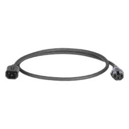 Cable de Alimentación Eléctrica Con Bloqueo Doble de Seguridad, de IEC C14 a IEC C13, 6 ft. de Largo, Color Negro, Paquete de 10 Piezas
