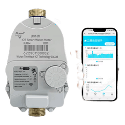 Medidor de Agua Inteligente LoRaWAN / 1 Pulgada / Válvula de Corte Eléctrica / Precisión 10 L / IP67 / Batería Litio 3.6 V