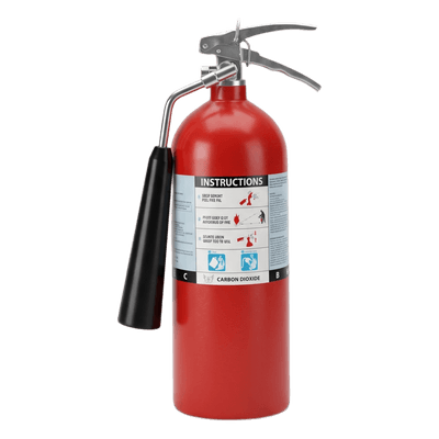 Extintor de CO2 / 5LB (2.27 kg) / Clase B y C / UL Listado