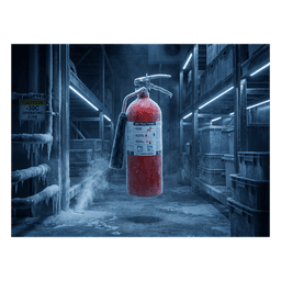 Extintor de CO2 / 5LB (2.27 kg) / Clase B y C / UL Listado