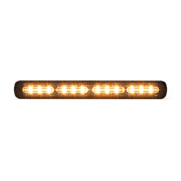 Luz LED de Advertencia / Perfil Ultra Delgado / Quad-Color 48 LED / 11 Pulgadas / IP67/IP69K / Traffic Advisor / Sincronización Múltiple Unidades