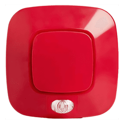Indicador de Alarma Óptico/Acústico IS2021RE / 101 dB / 14 Tonos / EN 54-3 & EN 54-23 / IP65 / Bajo Consumo / Rojo