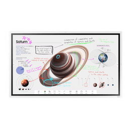 Pizarra Interactiva Digital / 55" 4K UHD (3840x2160) / Touch IR 20 Puntos / Whiteboard 4 Usuarios Simultáneos / Tizen 9.0 / WiFi / VESA 400x400