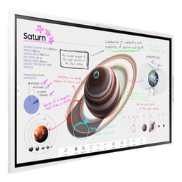 Pizarra Interactiva Digital / 55" 4K UHD (3840x2160) / Touch IR 20 Puntos / Whiteboard 4 Usuarios Simultáneos / Tizen 9.0 / WiFi / VESA 400x400