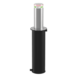 Bolardo Automático de Seguridad / Hidráulico / 219 mm Diámetro / Elevación 600 mm (23.6 in) / 4 Segundos Operación / IP68 / Control Remoto 100 m (328 ft) / LED Integrado