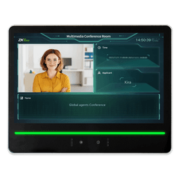 Terminal de Verificación Facial / Pantalla Táctil 10.1" / Autenticación Dual Rostro-Tarjeta / Cámara Binocular 2MP WDR / Capacidad 10,000 Rostros / WiFi 2.4 GHz / Android 7.1