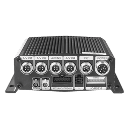 DVR Móvil / Multiplataforma / 4 Canales AHD + 2 canales IP/ Almacenamiento en Memoria Micro SD / H.265 / Chip IA Embebido / Soporta 4G / GPS
