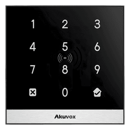 Teclado de Control de Acceso + Bracket de Instalación / Administración 100% en la Nube / Interfaz WEB / POE / Lector Prox 125 kHz / MIFARE 13.56MHz / NFC / APP Smart Plus / Control de 1 Puerta / PIN Para Visitas / IP65