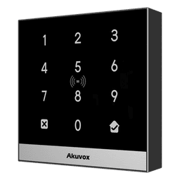 Teclado de Control de Acceso + Bracket de Instalación / Administración 100% en la Nube / Interfaz WEB / POE / Lector Prox 125 kHz / MIFARE 13.56MHz / NFC / APP Smart Plus / Control de 1 Puerta / PIN Para Visitas / IP65