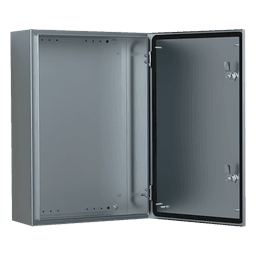Gabinete de Acero Inoxidable 304L ASR IP66 400x300x150 mm (15.7 x 11.8 x 5.9 in) / 2 Cerraduras / Montaje Placa 2 mm