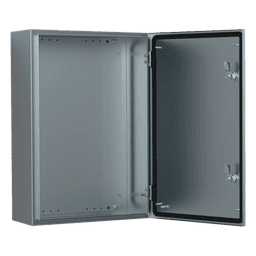 Gabinete de Acero Inoxidable 304L ASR IP66 / 500x500x210 mm (19.7x19.7x8.3 in) / 1 Cerradura / Montaje Placa 2 mm