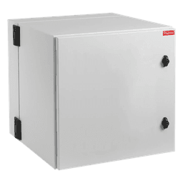 Gabinete Industrial ProTek de Doble Bisagra / Puerta Sólida / NEMA Tipo 4/12 / 12 UR / 612 x 600 x 915 mm (24.09 x 23.62 x 36.02 in) / Acero con Acabado en Polvo / RAL 7035 Gris Claro