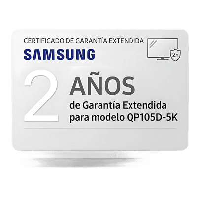 Extension de garantia para pantallas profesionales modelo QP105D-5K