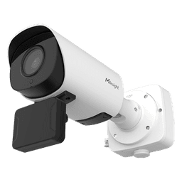 Cámara LPR 4MP / Sensor CMOS 1/1.8" / Zoom Óptico 4X 8-32mm / IR 50 mts (164 ft) / ANPR hasta 40 mts / Cobertura 2 carriles / IP67 IK10 / PoE+ / H.265