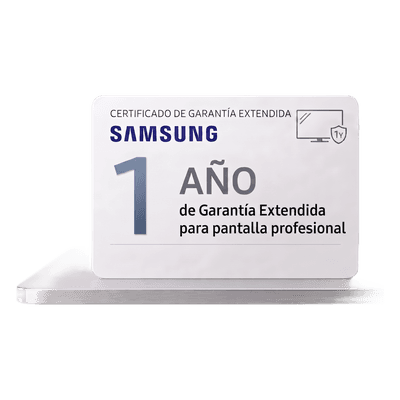 Extension de garantia 1 año adicional para pantallas profesionales modelo BE65F