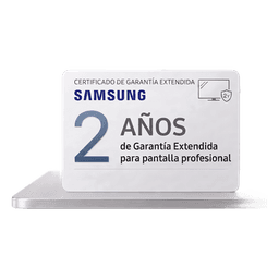 Extension de garantia 2 años adicionales para pantallas profesionales modelo BE65F
