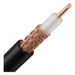 Cable Coaxial RG58/U | Bobina de 100 metros | Conductor Cobre 20 AWG | Malla 95% | Impedancia 53 Ω | Atenuación 55.9 dB/100m @ 1000 MHz | Certificación UL & ETL