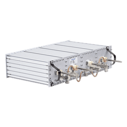 Duplexer Pasa Banda-Rechazo de Banda / 406-512 MHz / 4 Cavidades 4" (10.2 cm) / Separación 5 MHz / 350 Watt / Conectores N Hembra / 3U Rack