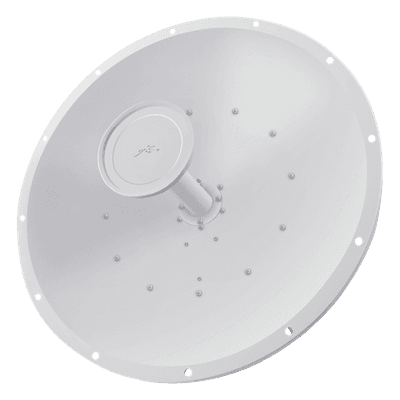 Antena Direccional RocketDish airMAX, ideal para enlaces Punto a Punto (PtP), frecuencia 5 GHz (4.9 - 5.8 GHz) de 30 dBi