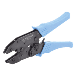 Pinzas Individuales para Plegar Conectores de Anillo. Requiere Juego de Mordarzas de acuerdo al Diámetro del Cable y Tipo de Conector.