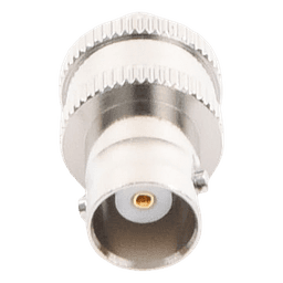 Adaptador en Línea  de Conector BNC Hembra a SMA Hembra / Radios Portátil Kenwood, Uniden, Níquel/ Oro/ Teflón.